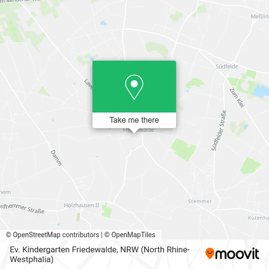 Ev. Kindergarten Friedewalde map