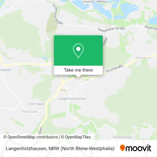 Langenholzhausen map