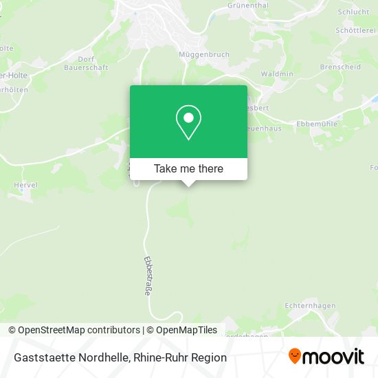 Gaststaette Nordhelle map