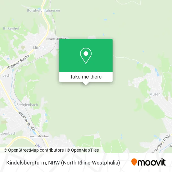 Карта Kindelsbergturm