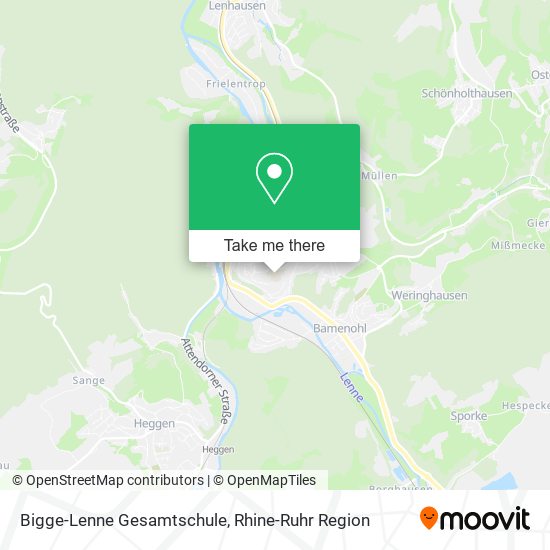 Bigge-Lenne Gesamtschule map