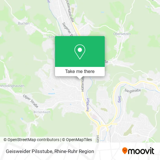 Карта Geisweider Pilsstube