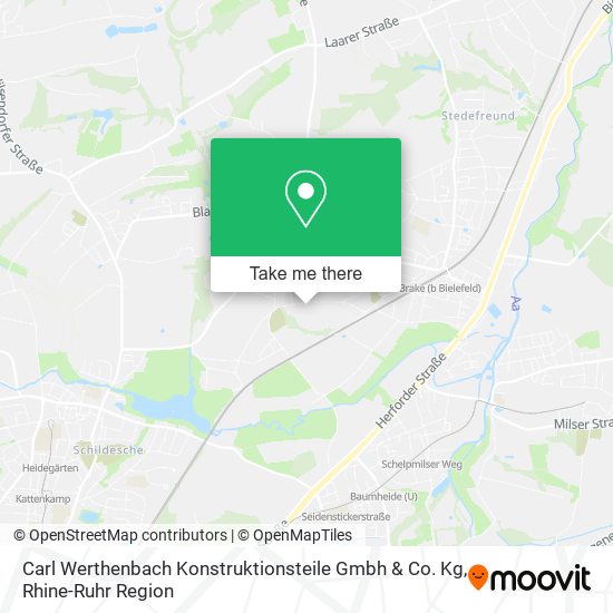 Carl Werthenbach Konstruktionsteile Gmbh & Co. Kg map