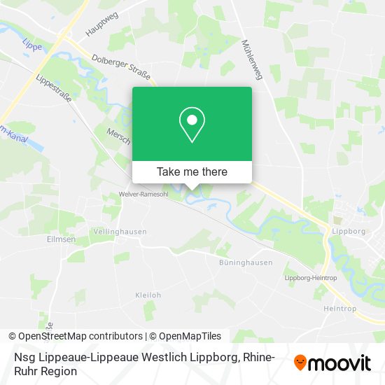 Nsg Lippeaue-Lippeaue Westlich Lippborg map