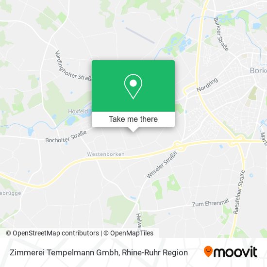 Zimmerei Tempelmann Gmbh map