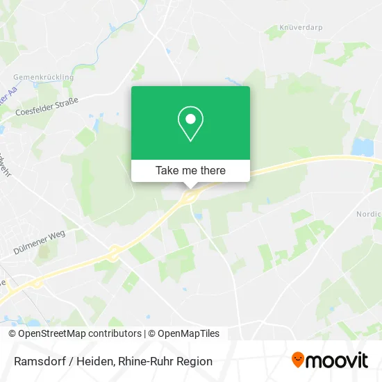 Ramsdorf / Heiden map