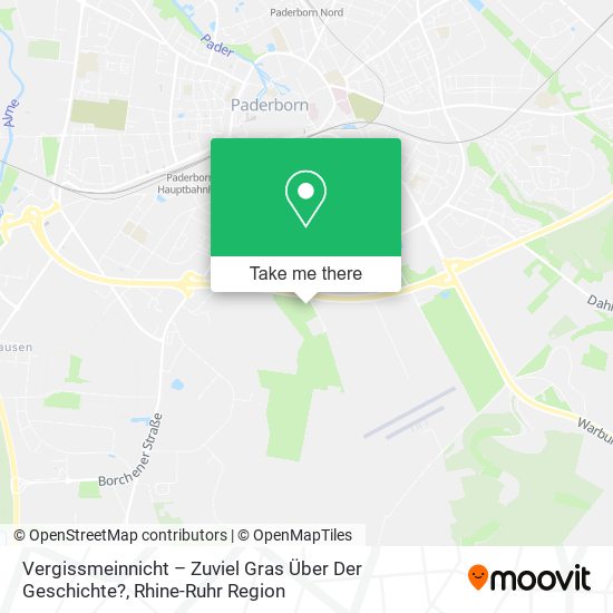 Vergissmeinnicht – Zuviel Gras Über Der Geschichte? map