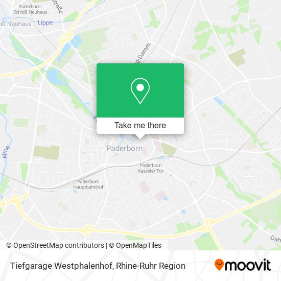 Tiefgarage Westphalenhof map