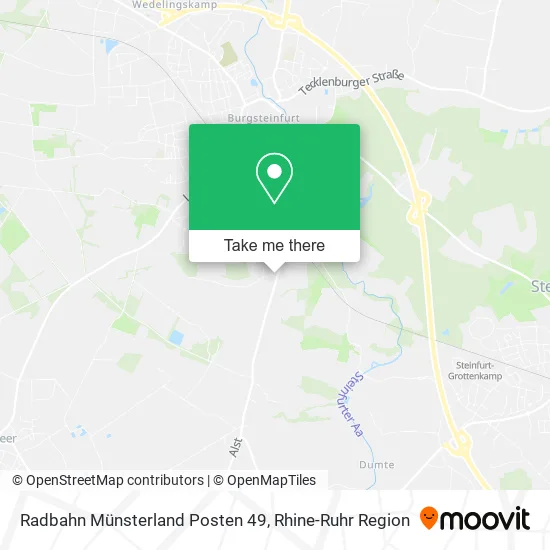 Карта Radbahn Münsterland Posten 49