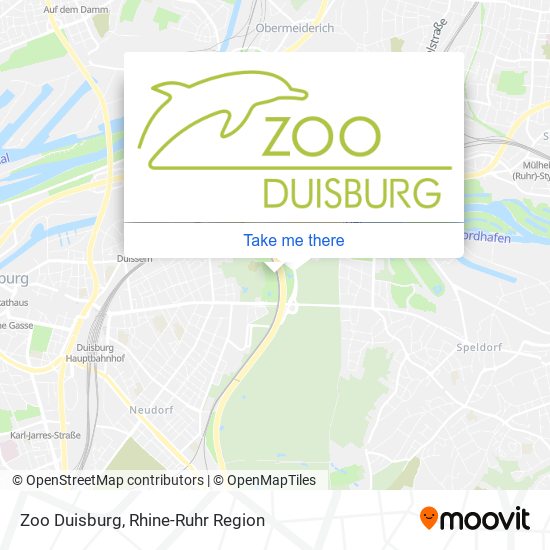 Zoo Duisburg map