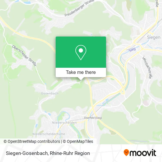 Карта Siegen-Gosenbach