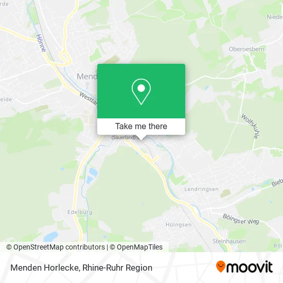 Карта Menden Horlecke