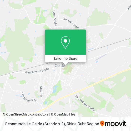Карта Gesamtschule Oelde (Standort 2)