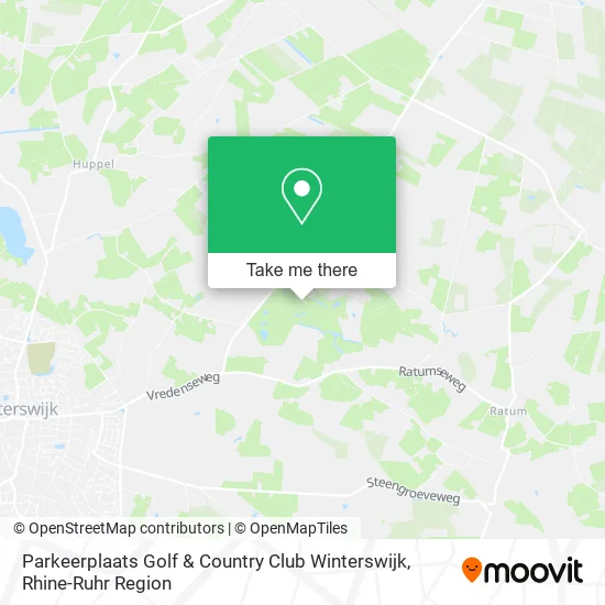 Карта Parkeerplaats Golf & Country Club Winterswijk