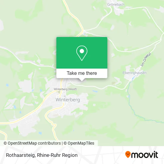 Карта Rothaarsteig