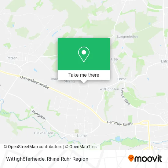 Карта Wittighöferheide