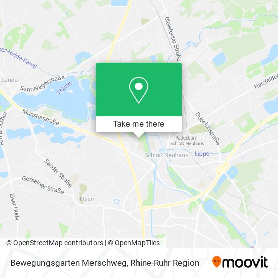Bewegungsgarten Merschweg map