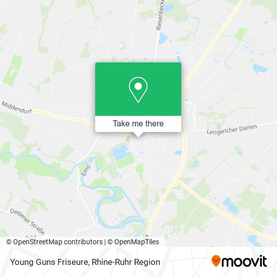 Young Guns Friseure map