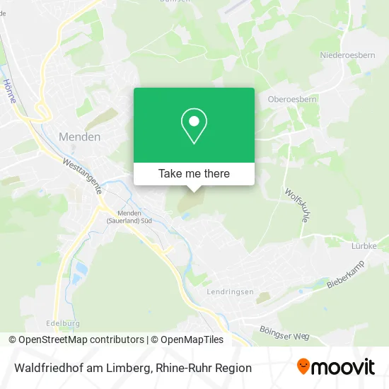 Карта Waldfriedhof am Limberg