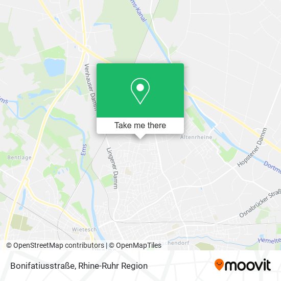 Bonifatiusstraße map