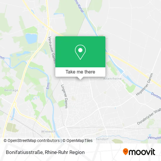 Карта Bonifatiusstraße