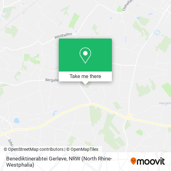 Benediktinerabtei Gerleve map