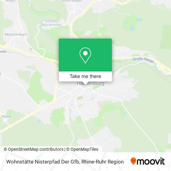 Wohnstätte Nisterpfad Der Gfb map