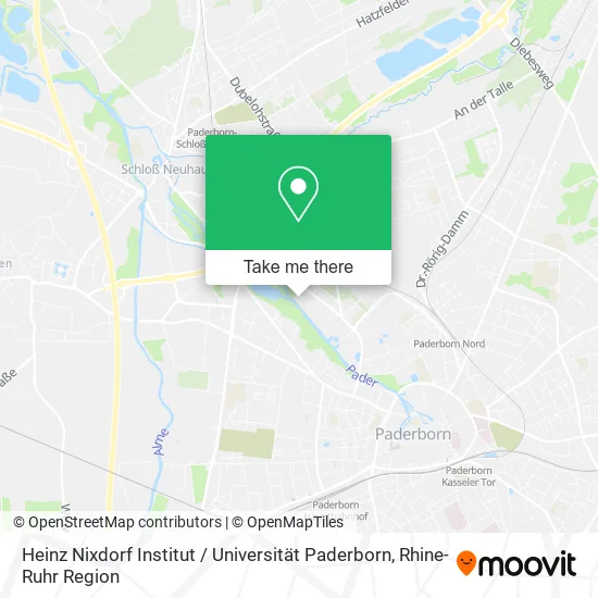 Карта Heinz Nixdorf Institut / Universität Paderborn