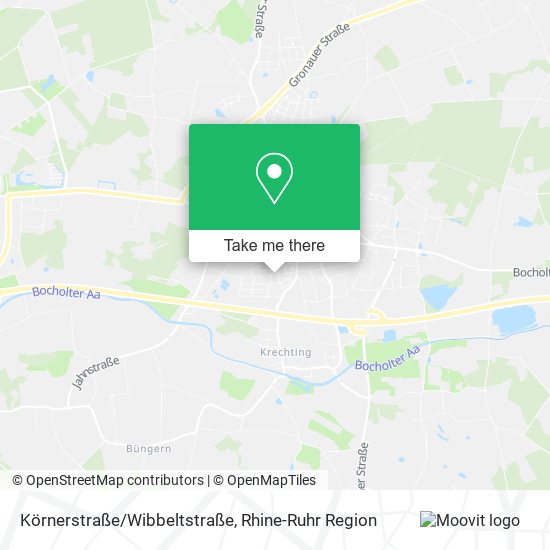 Körnerstraße/Wibbeltstraße map
