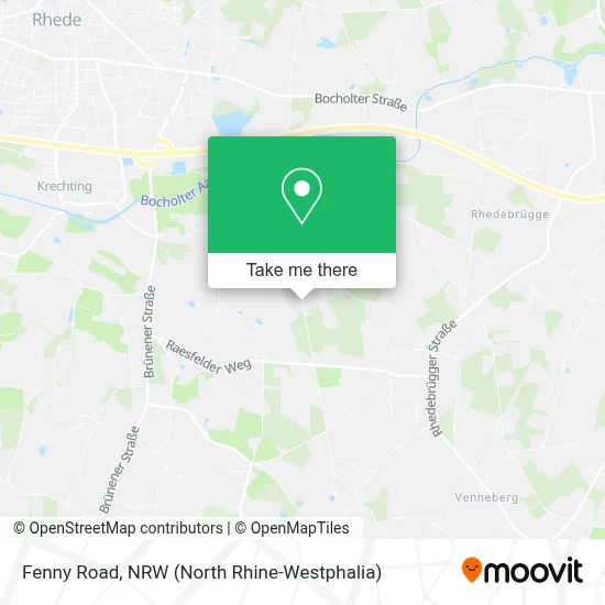 Venneweg map