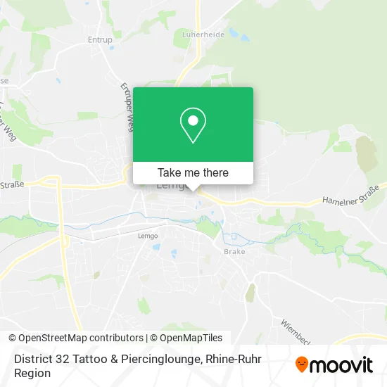 District 32 Tattoo & Piercinglounge map