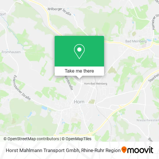 Карта Horst Mahlmann Transport Gmbh