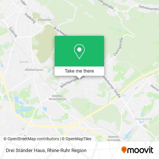 Drei Ständer Haus map