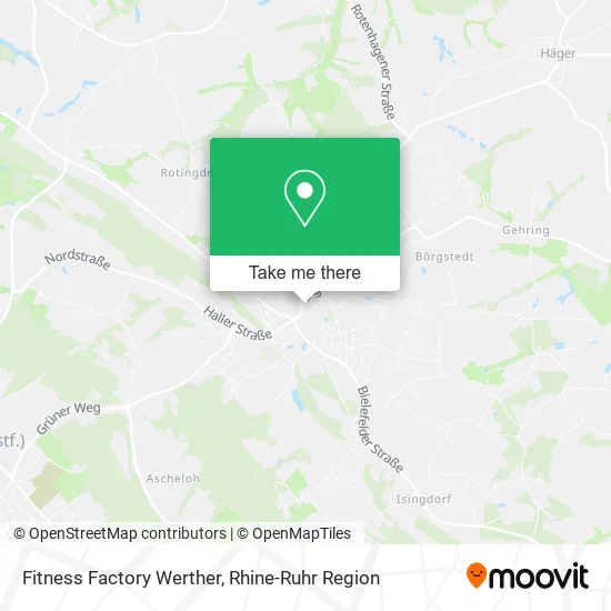 Карта Fitness Factory Werther