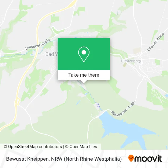 Bewusst Kneippen map