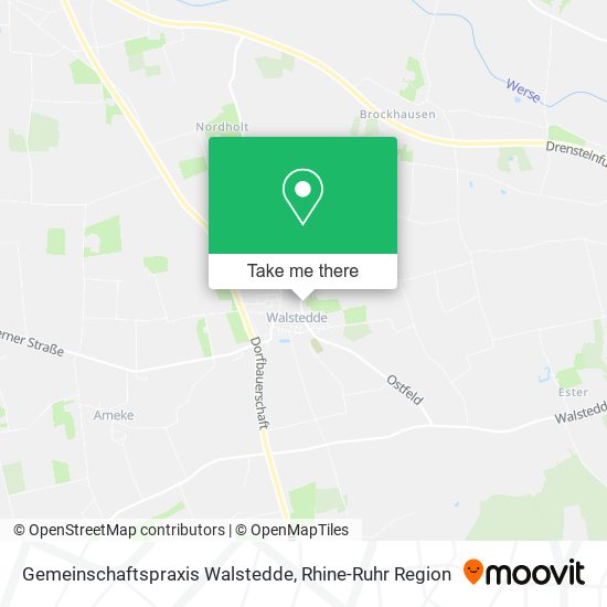 Gemeinschaftspraxis Walstedde map
