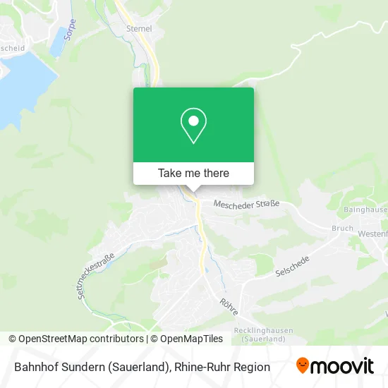 Карта Bahnhof Sundern (Sauerland)