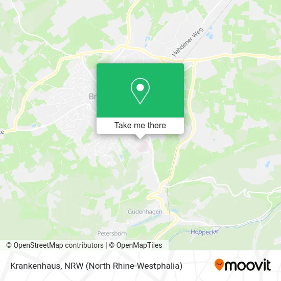 Krankenhaus map