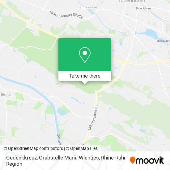 Gedenkkreuz, Grabstelle Maria Wientjes map