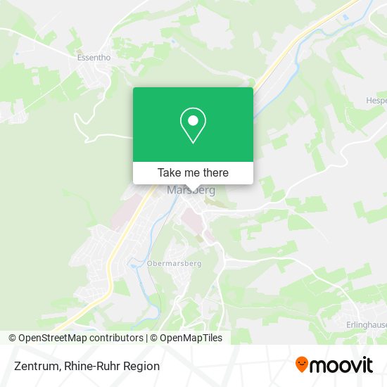 Zentrum map