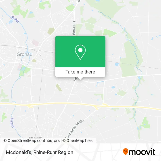 Карта Mcdonald's