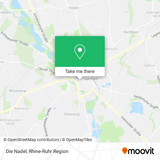 Карта Die Nadel