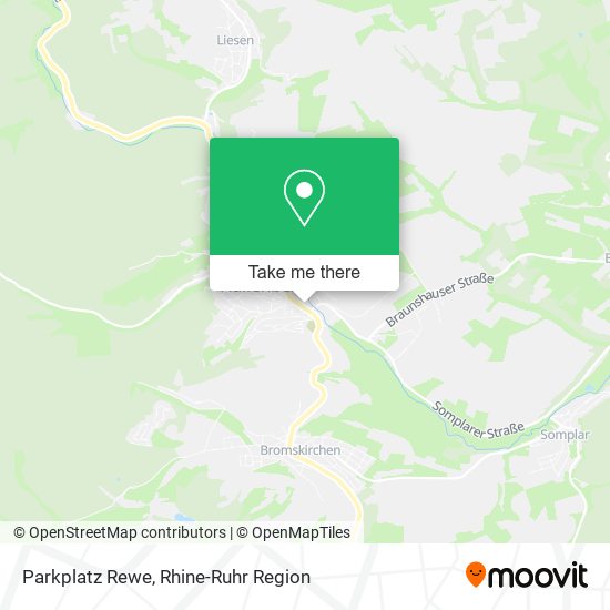 Карта Parkplatz Rewe