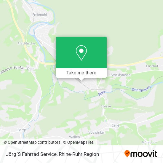 Jörg´S Fahrrad Service map