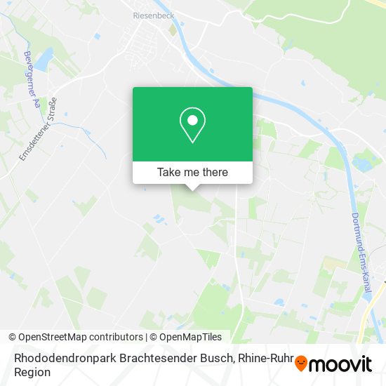 Rhododendronpark Brachtesender Busch map