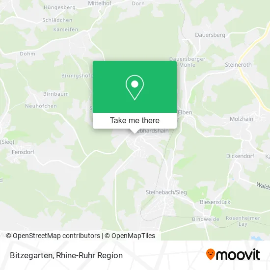 Карта Bitzegarten