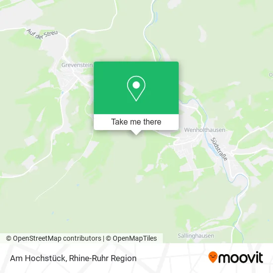 Am Hochstück map