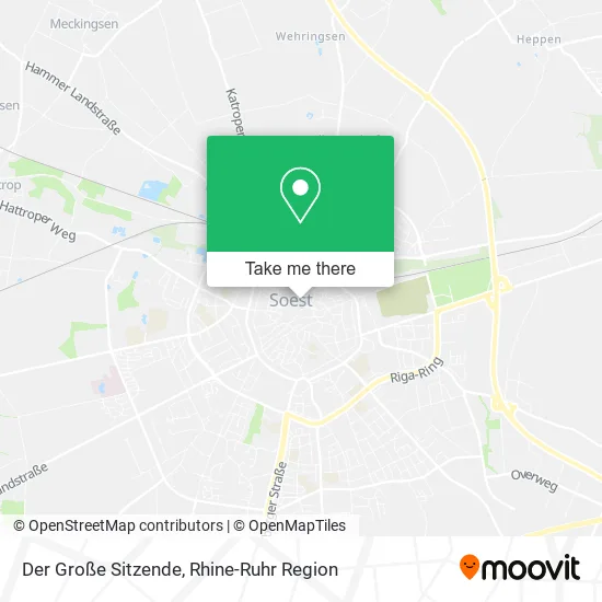 Карта Der Große Sitzende