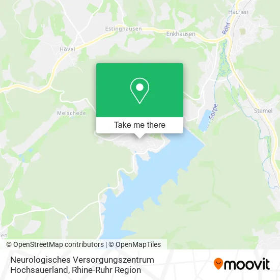 Карта Neurologisches Versorgungszentrum Hochsauerland