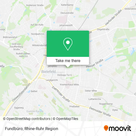 Карта Fundbüro